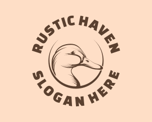 Avian Goose Poultry logo design