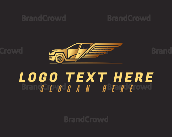 Luxury Automotive Wing Logo