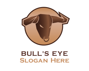 Bull Horn Ring logo design