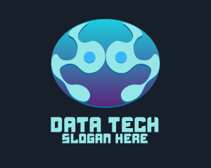 Data - Tech Data Planet logo design