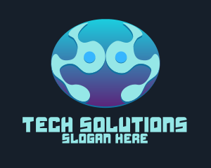 Technological - Tech Data Planet logo design