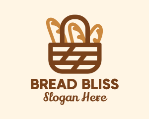 Baguette - Fresh Bread Basket logo design