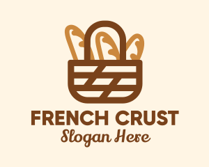 Baguette - Fresh Bread Basket logo design