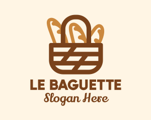 Baguette - Fresh Bread Basket logo design