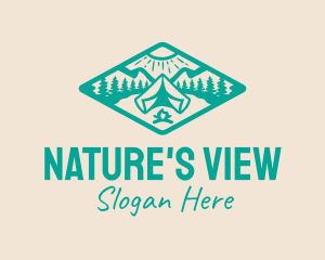 Scenic - Summer Camp Nature Park logo design