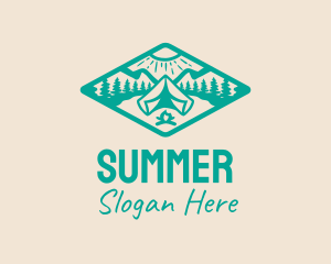 Summer Camp Nature Park logo design