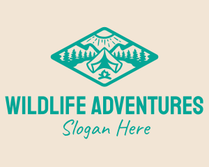 Summer Camp Nature Park logo design