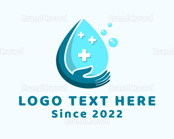 Hand Liquid Sanitizer Logo