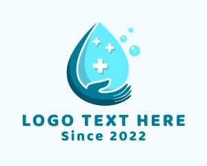 Cleaning - Hand Liquid Sanitizer logo design