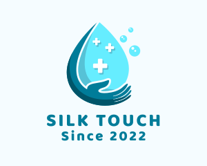 Hand Liquid Sanitizer logo design