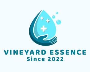 Hand Liquid Sanitizer logo design