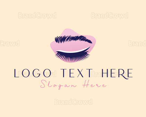 Beauty Eyelashes Makeup Logo