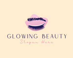 Aesthetician - Beauty Eyelashes Makeup logo design