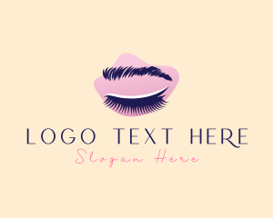 Makeup - Beauty Eyelashes Makeup logo design