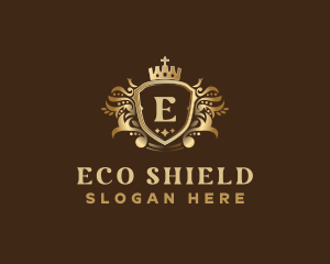 Luxury Crown Shield logo design