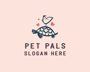 Turtle Chicken Pet  logo design