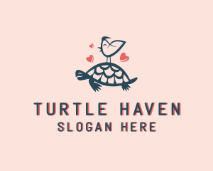 Turtle Bird Pet  logo design