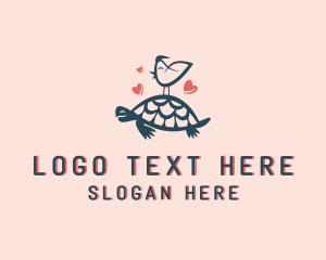 Heart - Turtle Bird Pet logo design