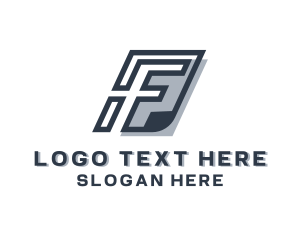 Letter F - Creative Paper Letter F logo design