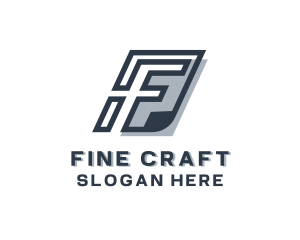 Creative Paper Letter F logo design