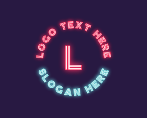 Neon Light Night Club Logo