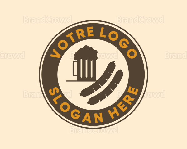 Beer Deli Bistro Badge Logo