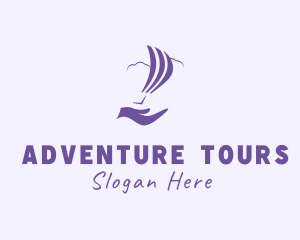 Tour - Balloon Tour Hand logo design