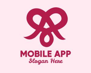 Dating Site - Purple Romantic Heart logo design