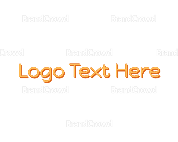 Simple Childish Handwriting Logo