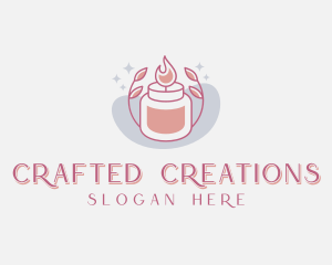 Handmade - Handmade Scented Candle logo design