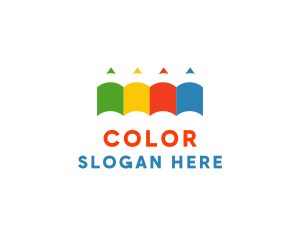 Color Pencil Books logo design