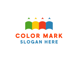 Color Pencil Books logo design