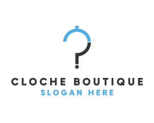 Food Catering Cloche Question logo design