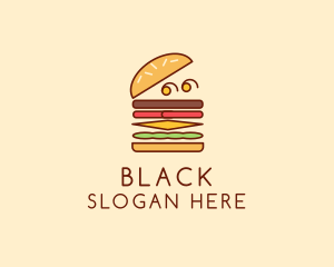 Burger Fast Food logo design