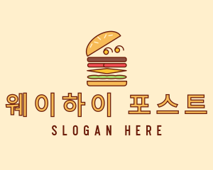 Burger Fast Food logo design