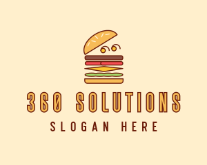 Burger Fast Food logo design