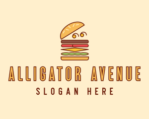 Burger Fast Food logo design