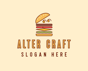 Burger Fast Food logo design