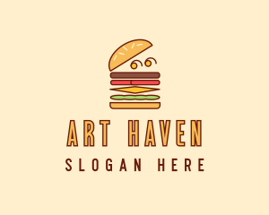 Burger Fast Food logo design