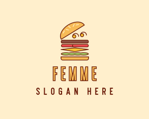 Burger Fast Food logo design