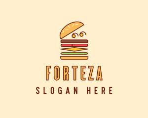 Burger Fast Food logo design