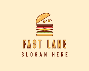 Burger Fast Food logo design