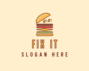 Burger Fast Food logo design