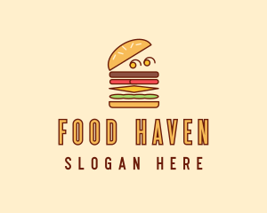 Burger Fast Food logo design