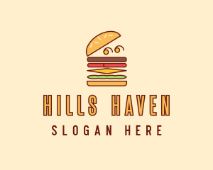 Burger Fast Food logo design