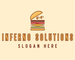 Burger Fast Food logo design