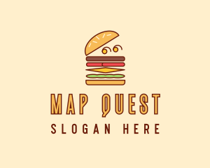 Burger Fast Food logo design