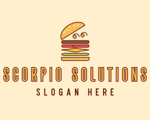 Burger Fast Food logo design