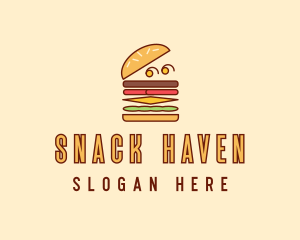 Burger Fast Food logo design