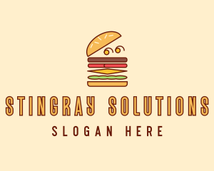 Burger Fast Food logo design